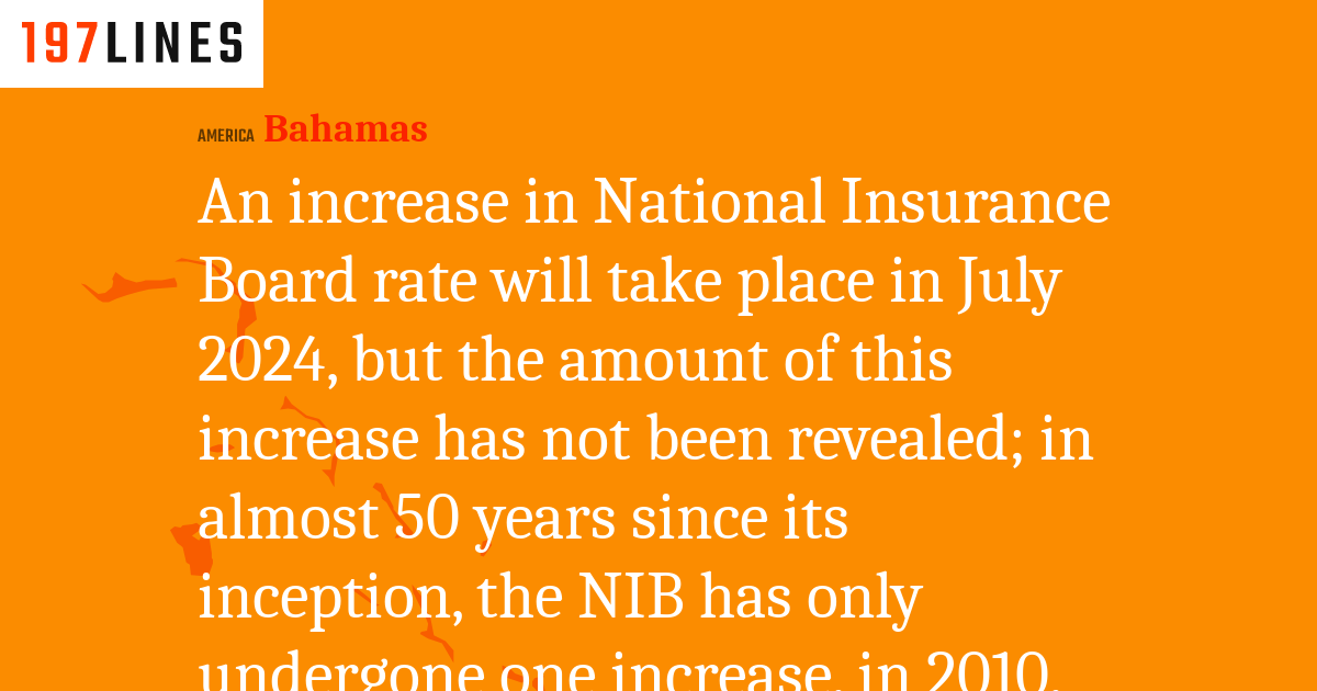 An increase in National Insurance Board rate will take place in July