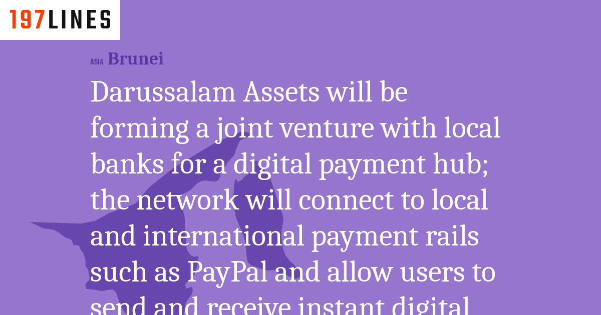 Darussalam Assets will be forming a joint venture with local banks for