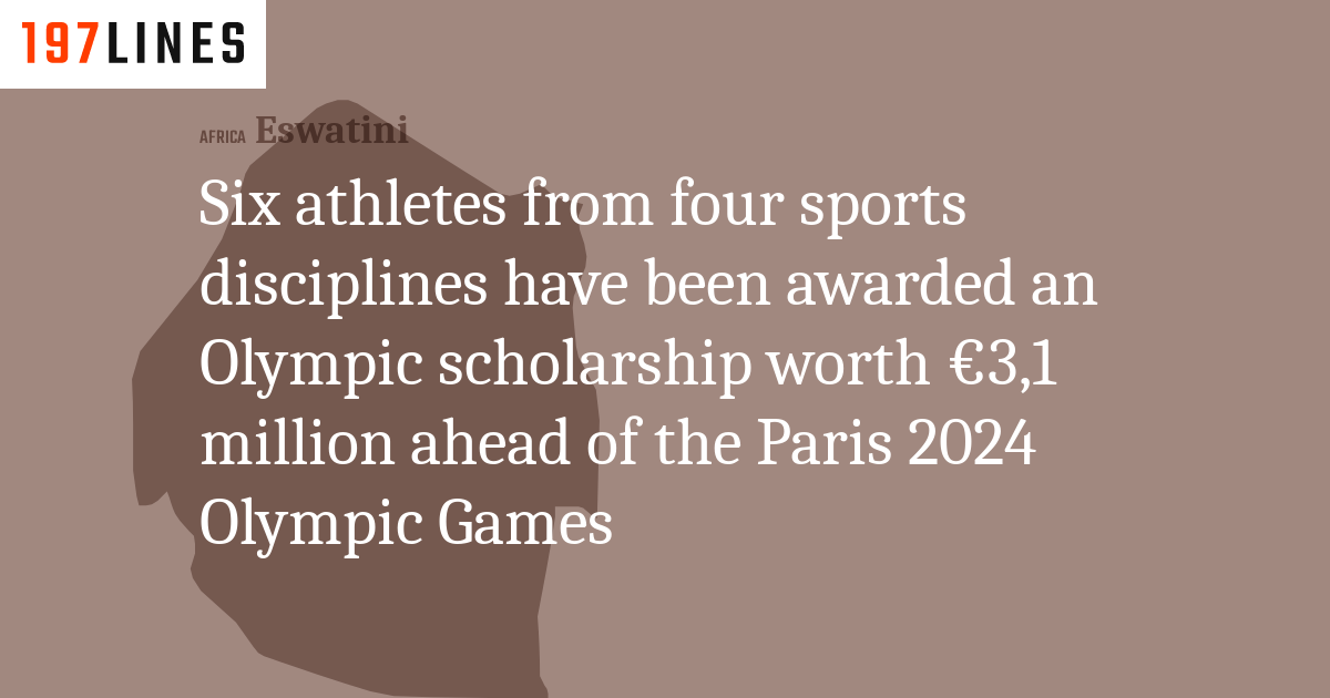 Six athletes from four sports disciplines have been awarded an Olympic ...