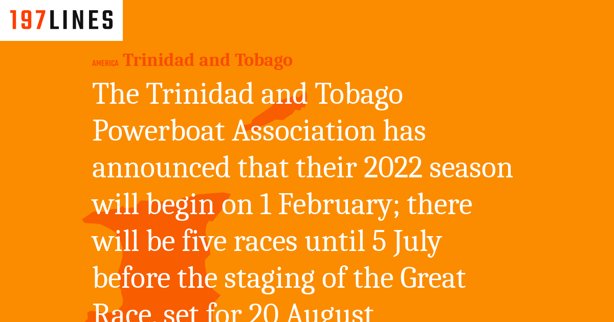 trinidad and tobago powerboat association